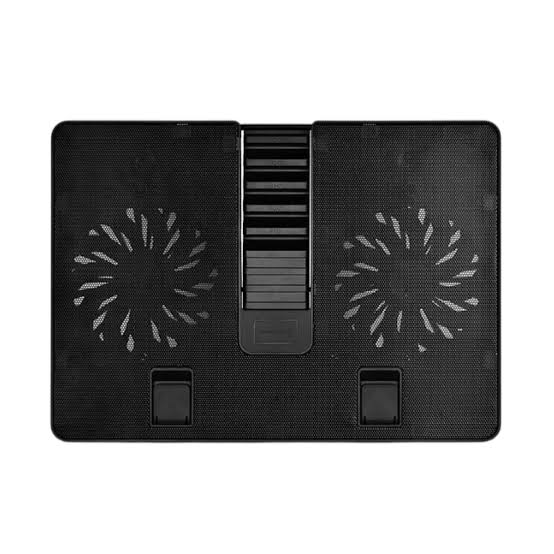 پایه خنک کننده لپ تاپ دیپ کول مدل DeepCool U PAL با دو فن 140 میلی‌متری