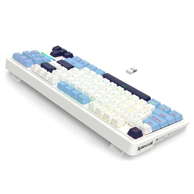 کیبورد گیمینگ ردراگون مدل K728WBB PRO RGB